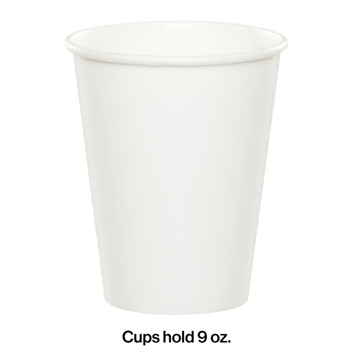 White 9oz Hot/Cold Cups | 24ct - Zurchers