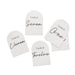 White Arch Card Table Numbers | 12ct - Zurchers