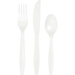 White Assorted Premium Plastic Cutlery | 24ct - Zurchers