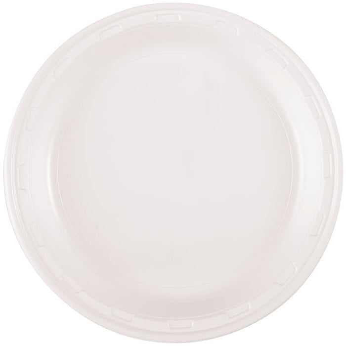 50ct 10in Plastic Plate White - Party Supplies