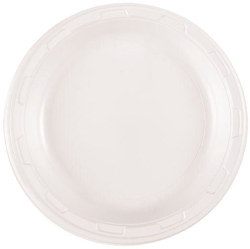White Plastic Plate 7in | 50ct