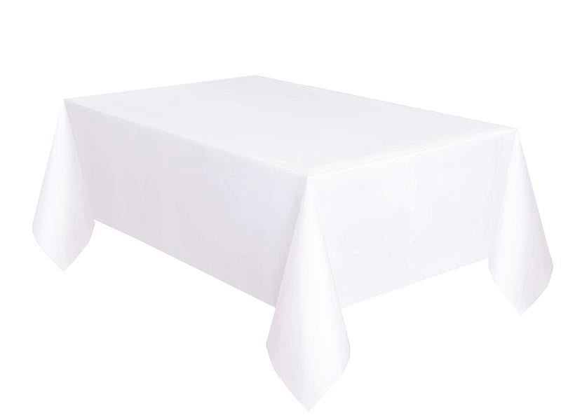 White Plastic Table Skirt | 1ct - Zurchers