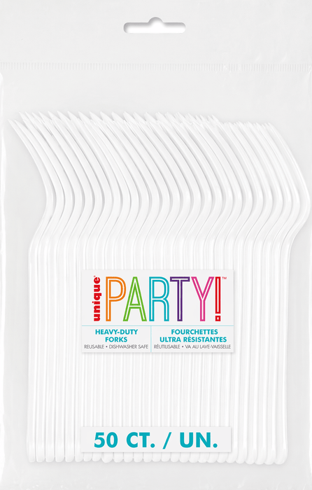 White Premium Forks | 50ct
