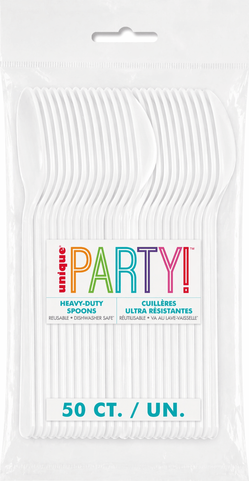 White Premium Spoons | 50ct