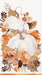 White Pumpkin Guest Napkin with Copper Foil | 1ct - Zurchers
