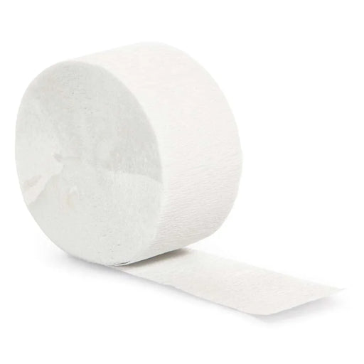 White Crepe Paper Streamer 81ft | 1ct - Zurchers