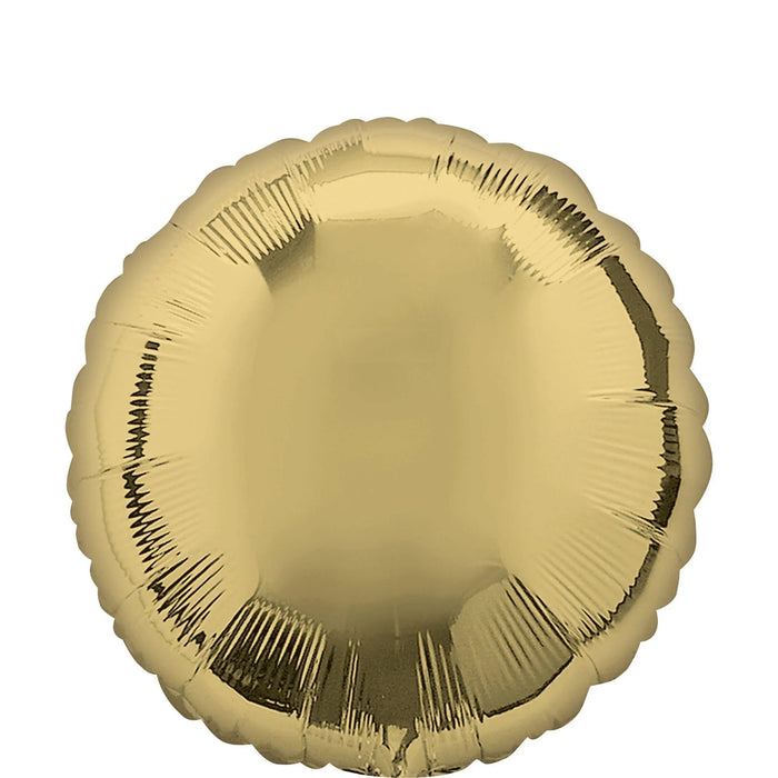 White Gold Circle Balloon, 18" | 1 ct - Zurchers