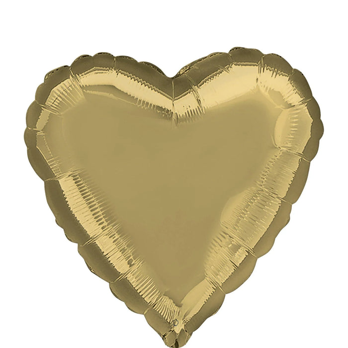 White Gold Heart Balloon, 18" | 1 ct - Zurchers