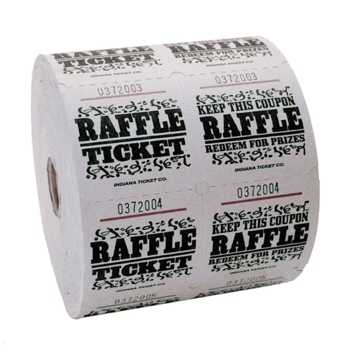 White Raffle Ticket | 1000 ct - Zurchers