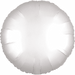 White Satin Luxe Round Mylar Balloon 18'' | 1 ct - Zurchers