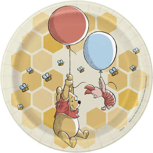 Winnie The Pooh Paper Plates 7" | 8ct - Zurchers