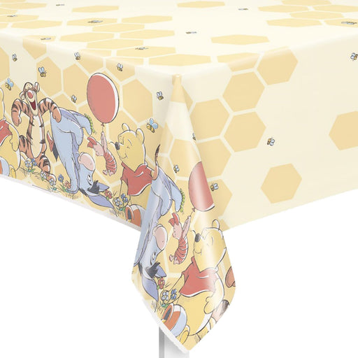 Winnie The Pooh Plastic Tablecover 54"x84" | 1ct - Zurchers