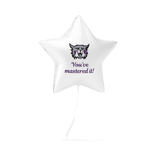 WSU You've Mastered It Balloon 17" | 1ct(min 4ct)