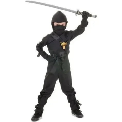 Children's Black Ninja Costume XL | 1ct - Zurchers