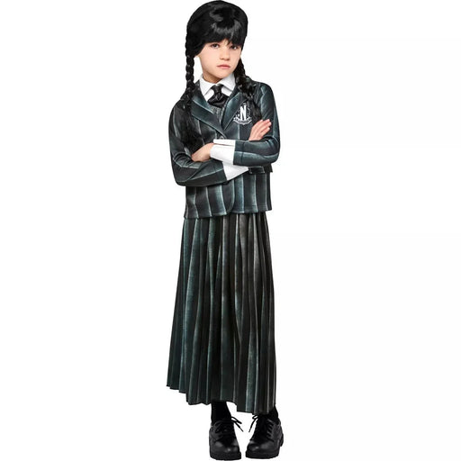 Halloween Wednesday Addams Uniform Costume Child XL | 1 ct - Zurchers