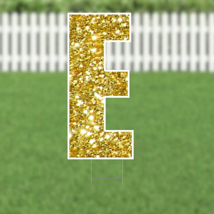 Yard Card Gold Letter 21.5" | 1ct - Zurchers