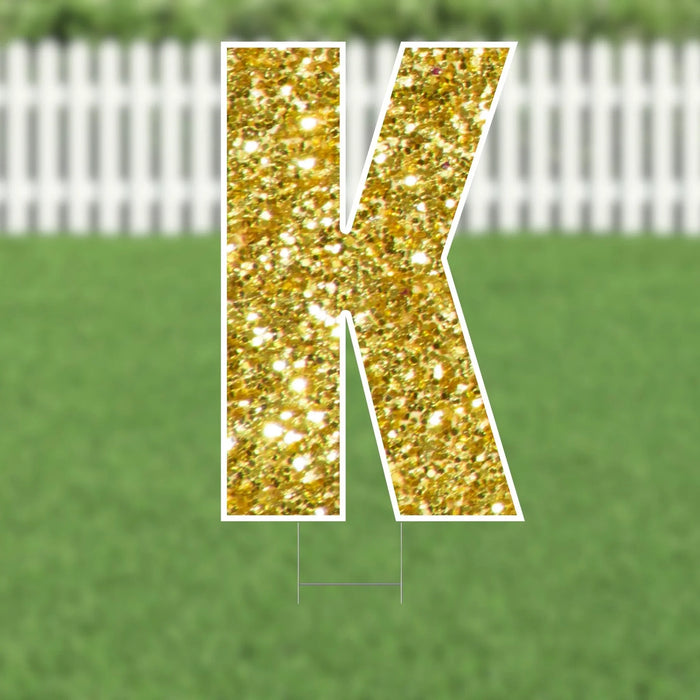 Yard Card Gold Letter 21.5" | 1ct - Zurchers