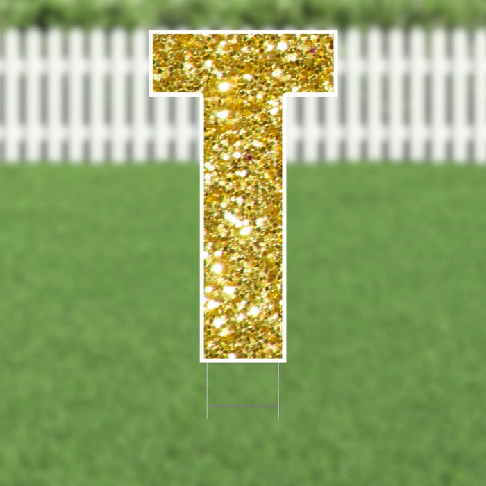 Yard Card Gold Letter 21.5" | 1ct - Zurchers