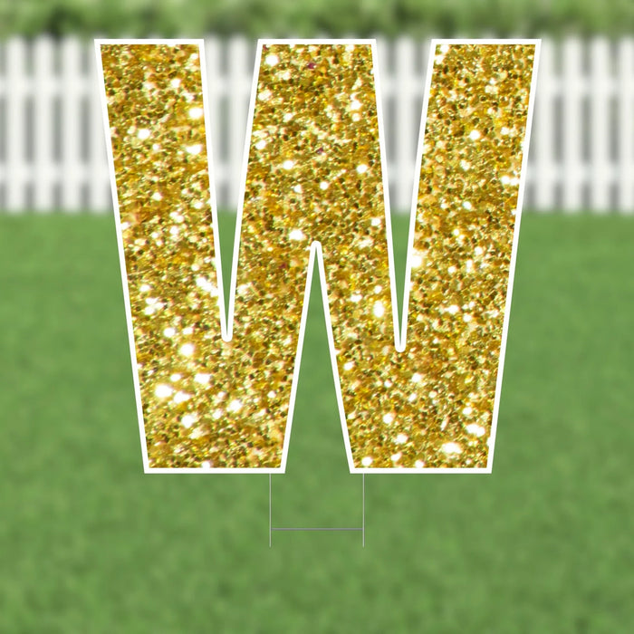 Yard Card Gold Letter 21.5" | 1ct - Zurchers