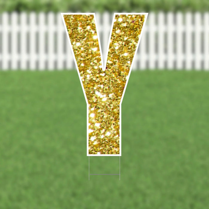 Yard Card Gold Letter 21.5" | 1ct - Zurchers