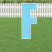 Yard Card Light Blue Letter 21.5" | 1ct - Zurchers