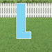 Yard Card Light Blue Letter 21.5" | 1ct - Zurchers