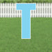 Yard Card Light Blue Letter 21.5" | 1ct - Zurchers