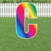 Yard Card Multi - Color Letter 21.5" | 1ct - Zurchers