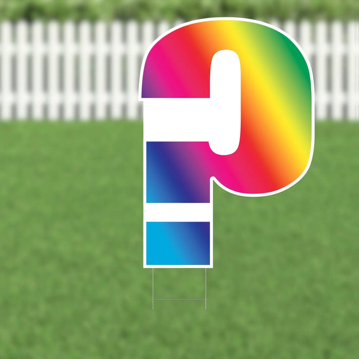 Yard Card Multi - color Number/Symbol 21.5" | 1ct - Zurchers