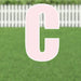 Yard Card Pink Letter 21.5" | 1ct - Zurchers