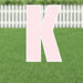 Yard Card Pink Letter 21.5" | 1ct - Zurchers