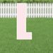 Yard Card Pink Letter 21.5" | 1ct - Zurchers