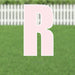 Yard Card Pink Letter 21.5" | 1ct - Zurchers