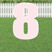 Yard Card Pink Number/Symbol 21.5" | 1ct - Zurchers