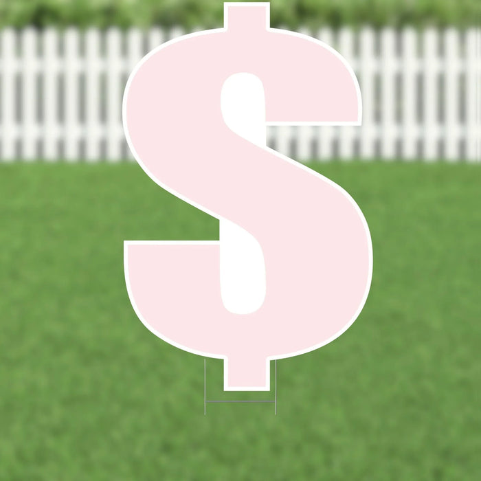 Yard Card Pink Number/Symbol 21.5" | 1ct - Zurchers