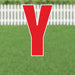 Yard Card Red Letter 21.5" | 1ct - Zurchers