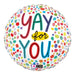 Yay For You Orbz Mylar Balloon, 18" | 1 ct - Zurchers