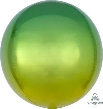 Yellow/Green Ombre Orbz Balloon 15" | 1ct - Zurchers