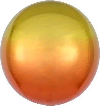 Yellow/Orange Ombre Orbz Balloon 15" | 1ct - Zurchers