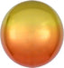 Yellow/Orange Ombre Orbz Balloon 15" | 1ct - Zurchers