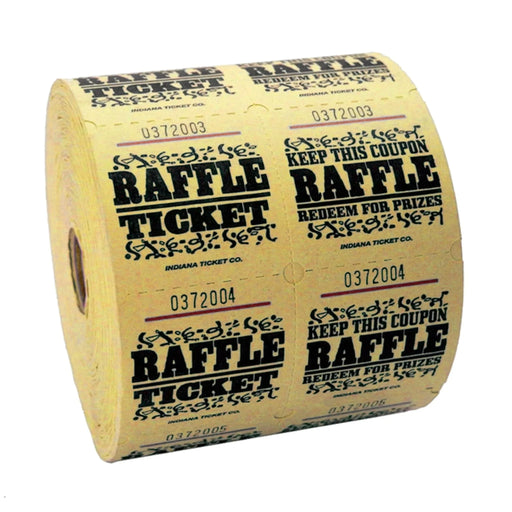 Yellow Raffle Ticket | 1000 ct - Zurchers