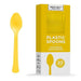 Yellow Sunshine Heavy Duty Plastic Spoons | 20ct - Zurchers