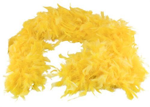 Yellow Feather Boa 72in | 1ct - Zurchers