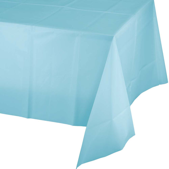 Pastel Blue Rectangular Table Cover 54" x 108" | 1ct