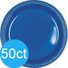 Bright Royal Blue 10.25" Plastic Plate | 50ct