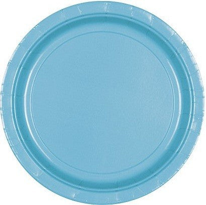 Caribbean Blue 10.5" Paper Plates | 20ct