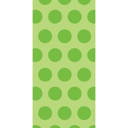 Fresh Lime Dots Cellophane Bags | 20 ct