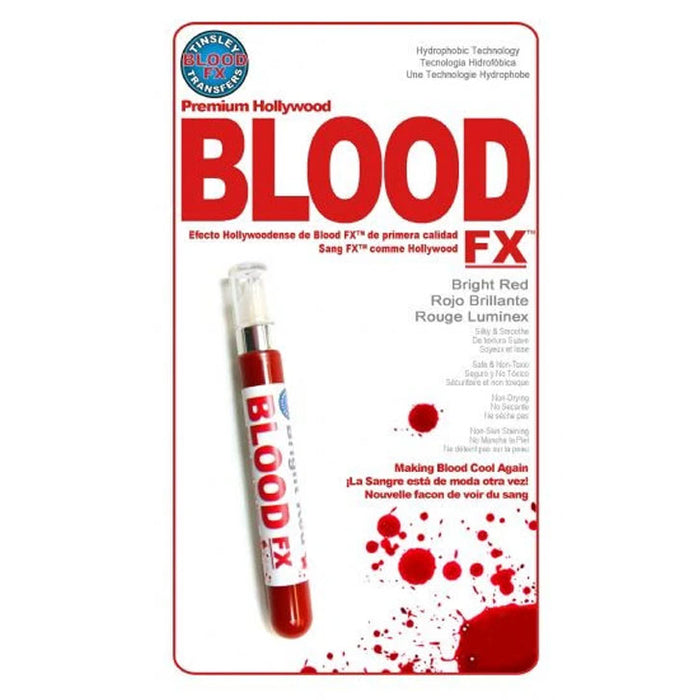 Realistic Hydrophobic Red Fake Blood FX .28 oz  | 1ct