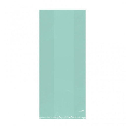 Robin's Egg Blue Cellophane Bags, Large | 25 ct