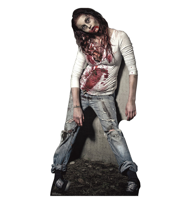 Zombie Girl Lifesize Standup